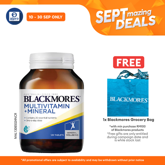 Blackmores Multivitamins + Minerals 120s | General Well-being Blackmores