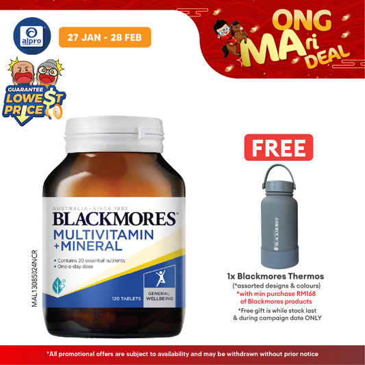 Blackmores Multivitamins + Minerals 120s | General Well-being Blackmores