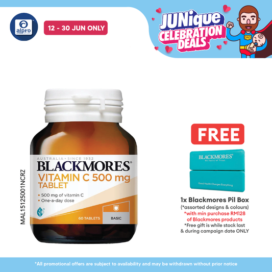 Blackmores Vitamin C 500mg 60s | Helps to Support Blood Vessels Blackmores