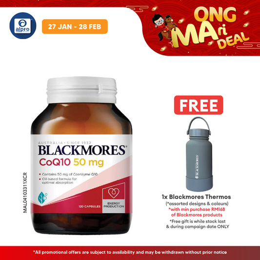Blackmores CoQ10 50mg 120s | Heart Health Blackmores