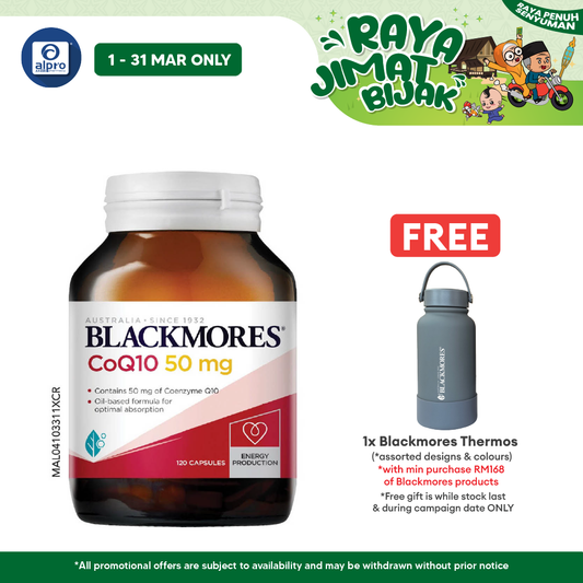 Blackmores CoQ10 50mg 120s | Heart Health Blackmores