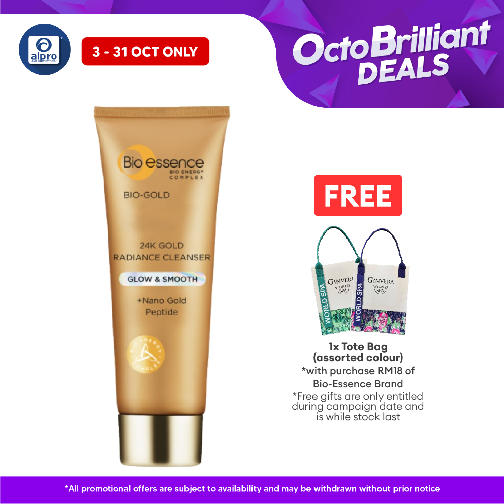 Bio-Essence Bio-Gold Radiance Cleanser 100g | Instantly Refresh and Hydrates Skin Bio essence