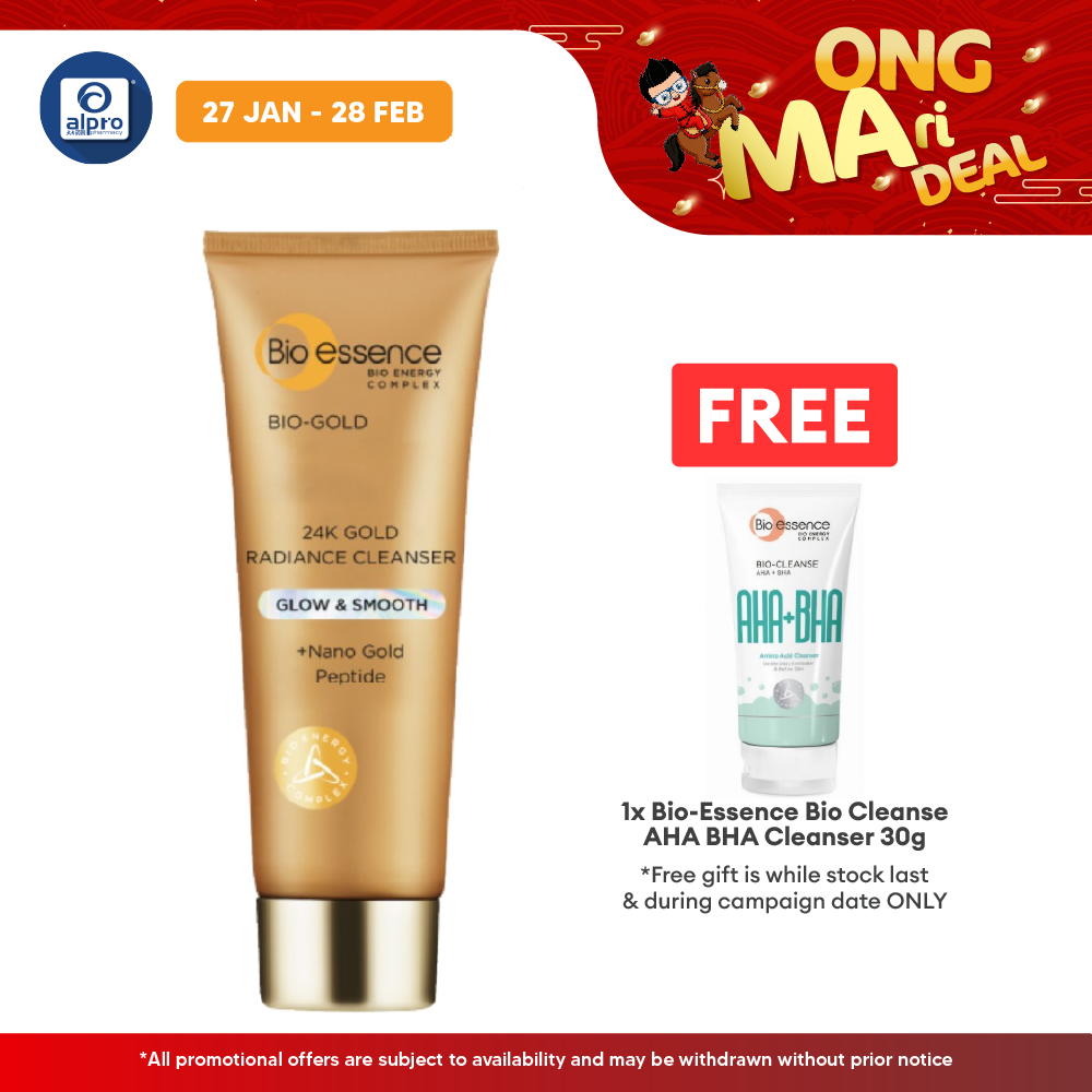 Bio-Essence Bio-Gold Radiance Cleanser 100g | Instantly Refresh and Hydrates Skin Bio essence