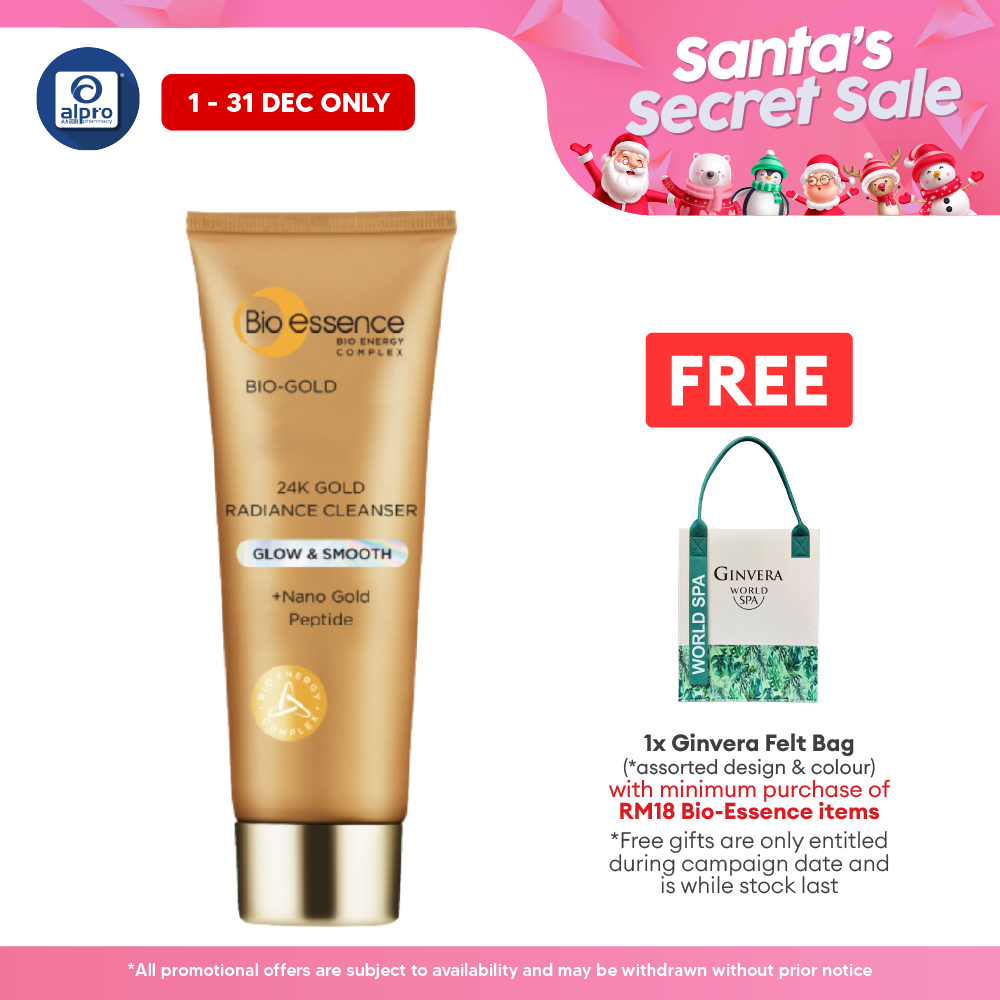 Bio-Essence Bio-Gold Radiance Cleanser 100g | Instantly Refresh and Hydrates Skin Bio essence