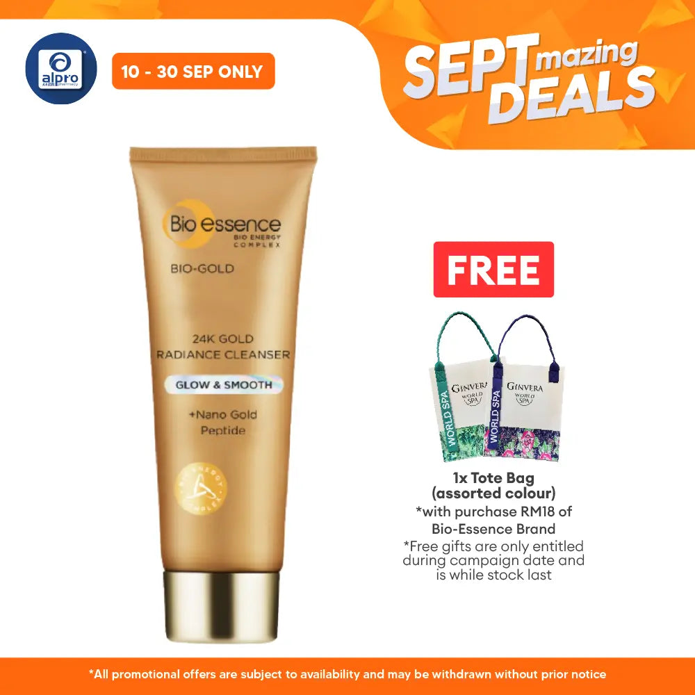 Bio-Essence Bio-Gold Radiance Cleanser 100g | Instantly Refresh and Hydrates Skin Bio essence