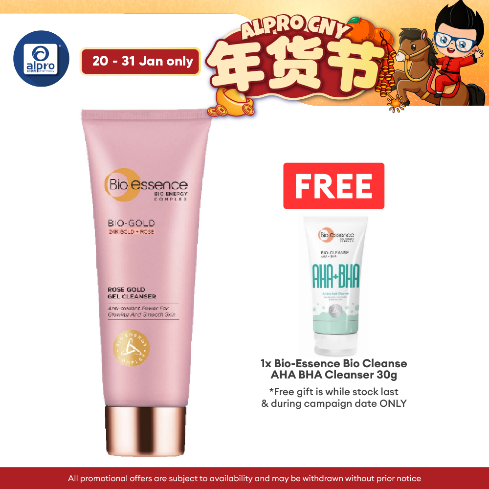 Bio-essence Bio-gold Rose Gold Cleanser 100g | Provides Instant Brightening