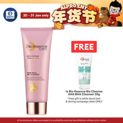 Bio-essence Bio-gold Rose Gold Cleanser 100g | Provides Instant Brightening