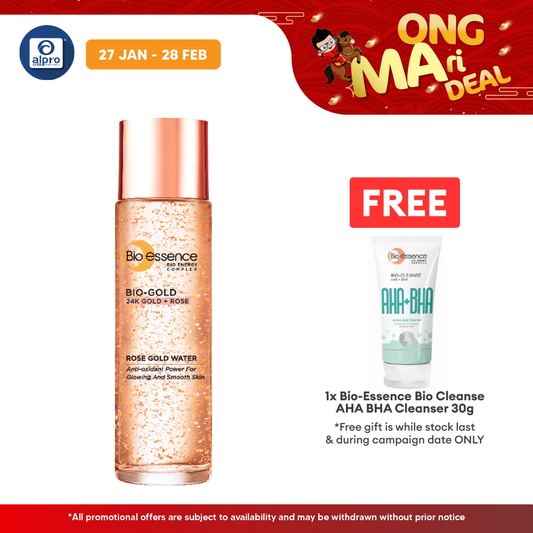 Bio-essence Bio-gold Rose Gold Water 100ml | Keeps Skin Refreshed and Rejuvenated Bio essence