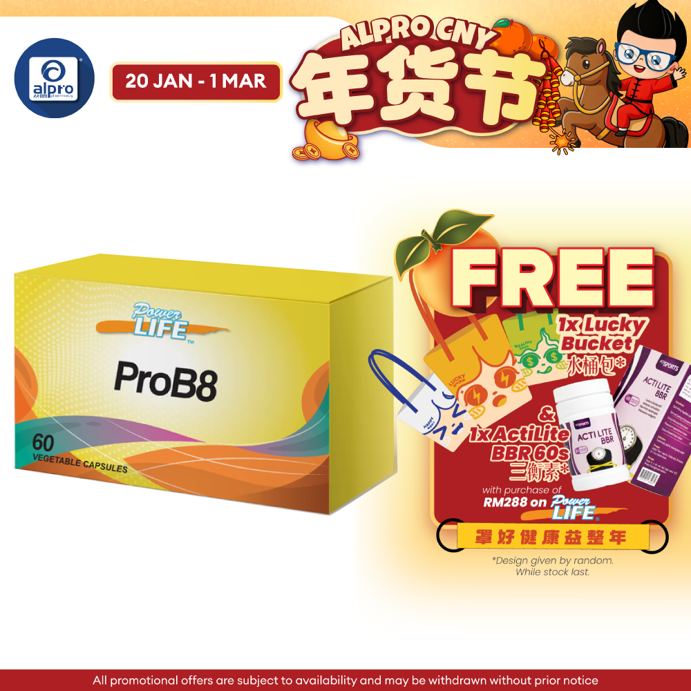 Powerlife ProB8 60S | 8 in 1 Probiotics