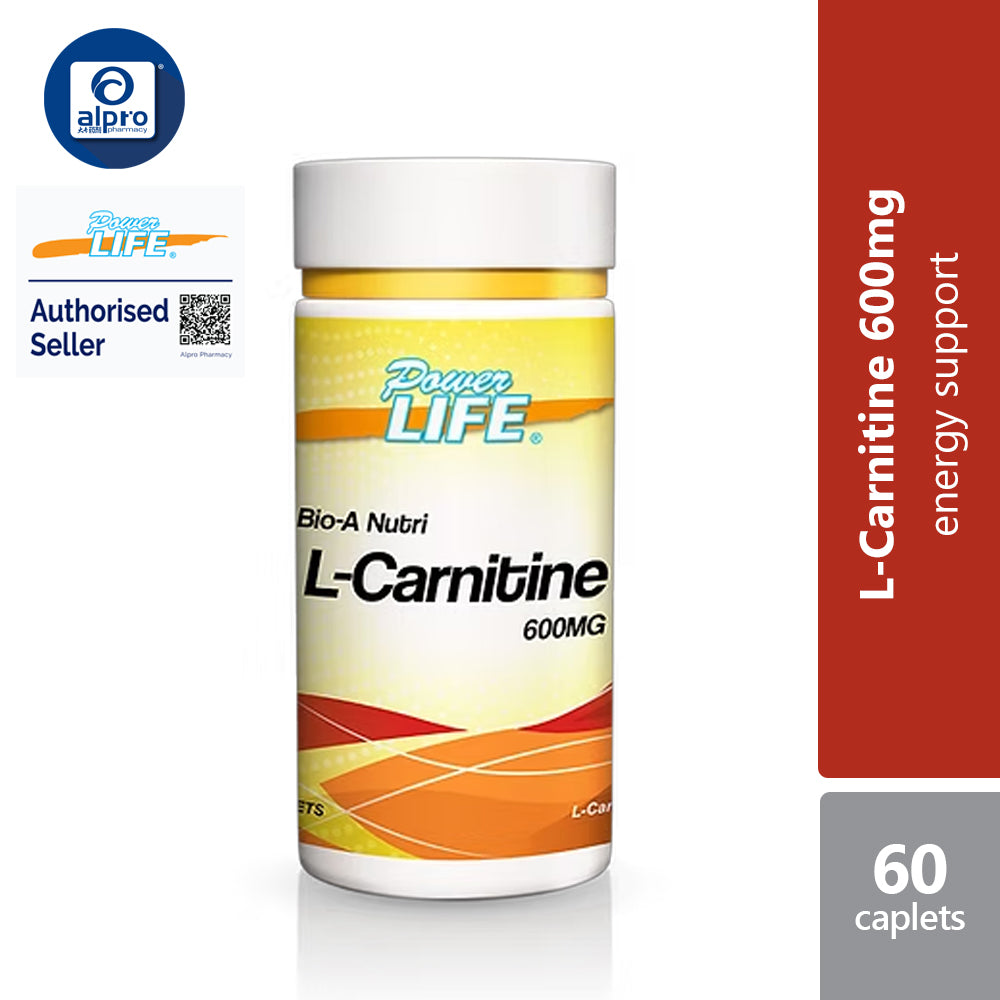 Powerlife Bio-A Nutri L-Carnitine 600mg 60s Powerlife