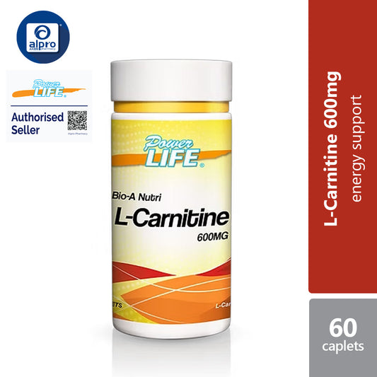 Powerlife Bio-A Nutri L-Carnitine 600mg 60s Powerlife