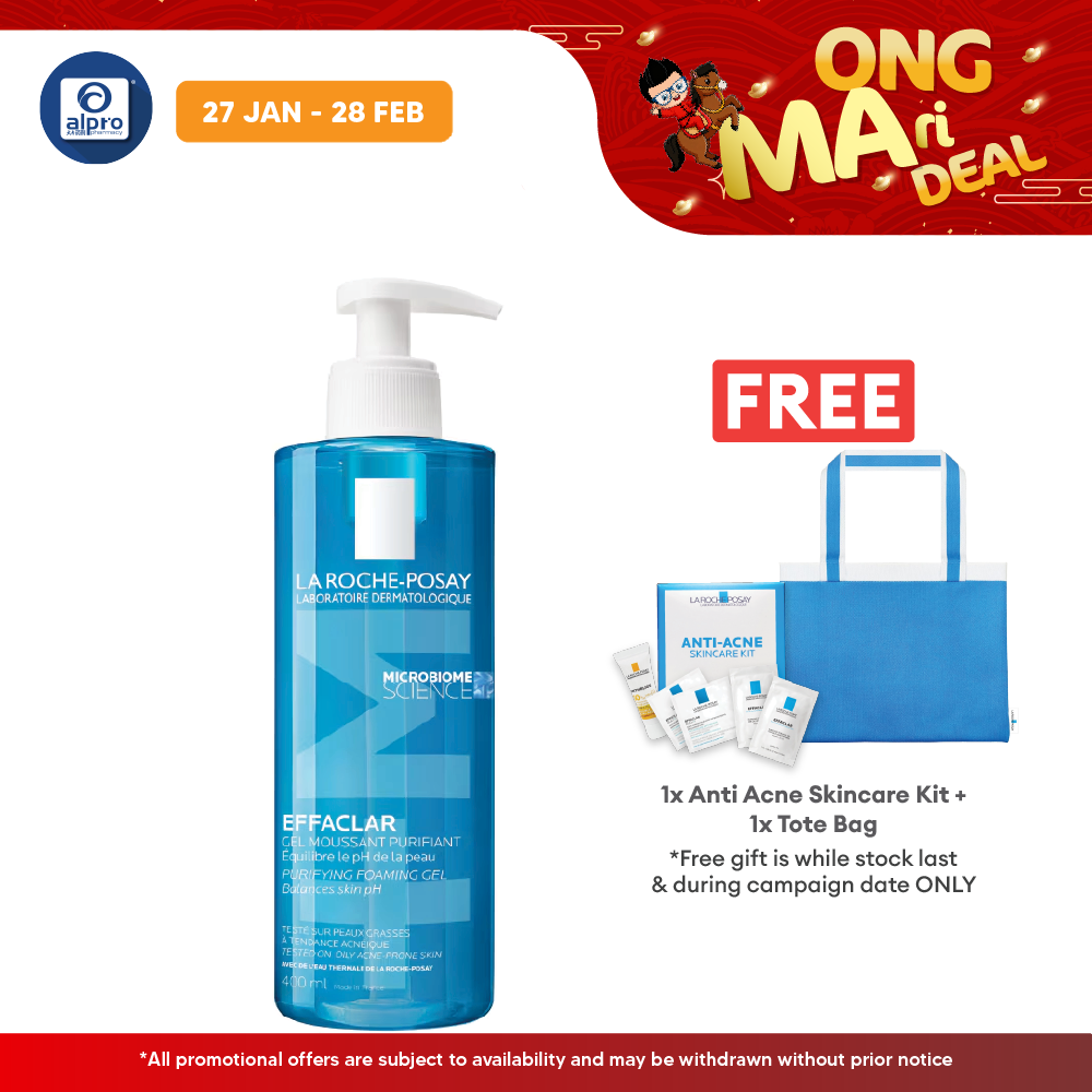 La Roche Posay Effaclar Foaming Gel Cleanser 400ml La Roche Posay