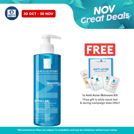 La Roche Posay Effaclar Foaming Gel Cleanser 400ml La Roche Posay