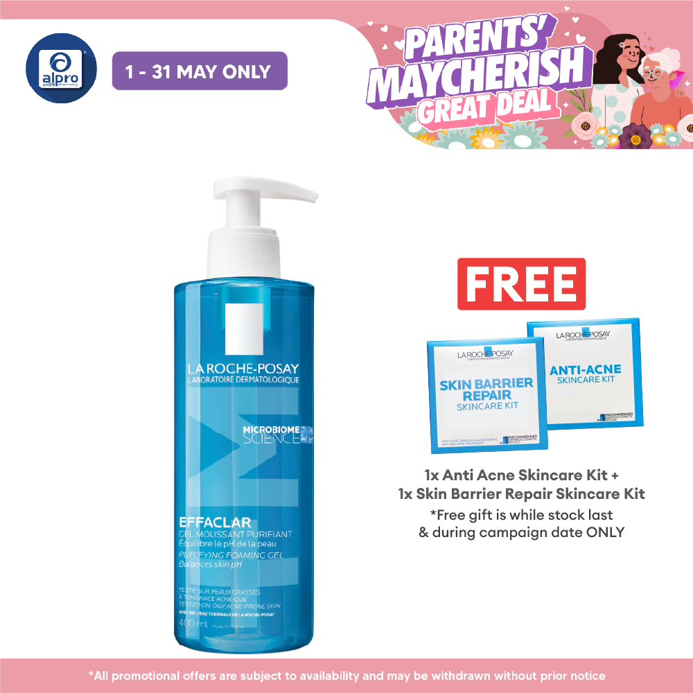 La Roche Posay Effaclar Foaming Gel Cleanser 400ml La Roche Posay