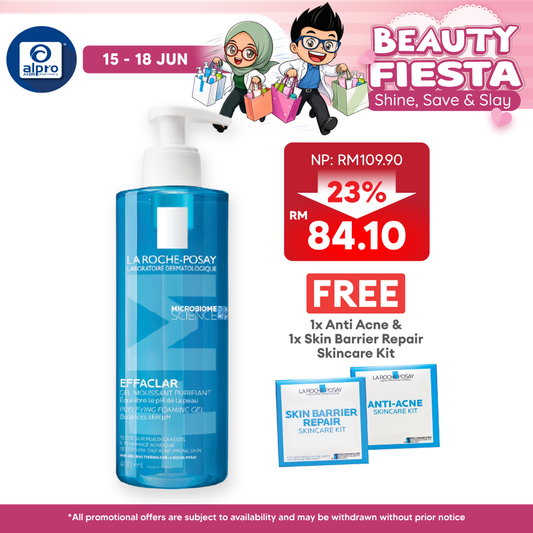 La Roche Posay Effaclar Foaming Gel Cleanser 400ml La Roche Posay