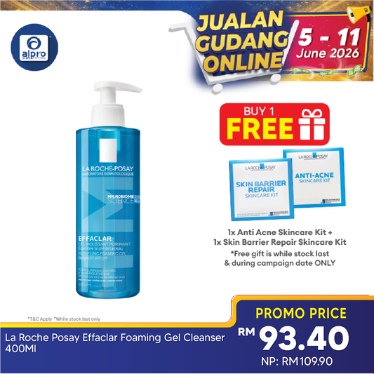 La Roche Posay Effaclar Foaming Gel Cleanser 400ml La Roche Posay