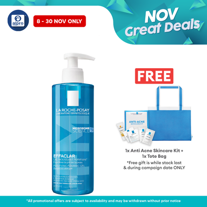 La Roche Posay Effaclar Foaming Gel Cleanser 400ml La Roche Posay