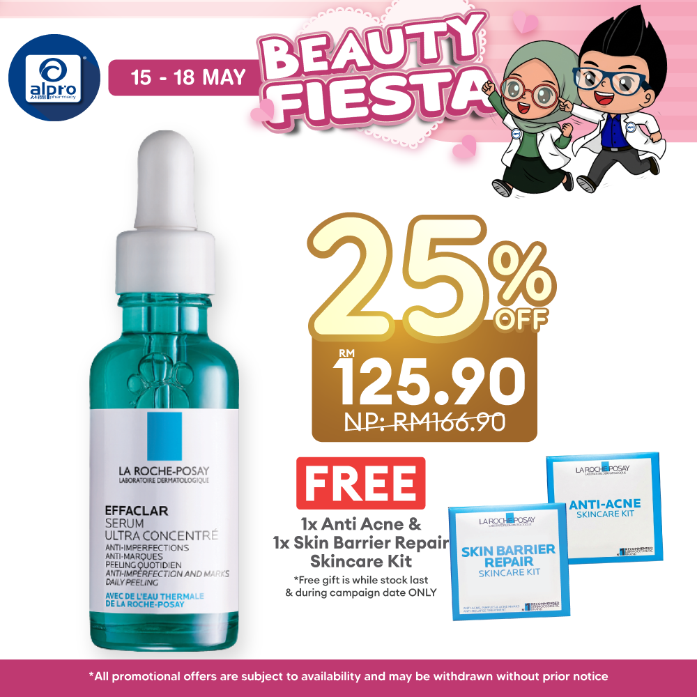 La Roche Posay Effaclar Ultra Concentrated Serum 3ml | Reduce Aging Sign La Roche Posay