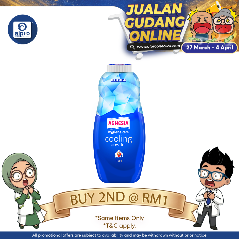 Agnesia Hygine Care Cooling Powder 100G | Refreshing