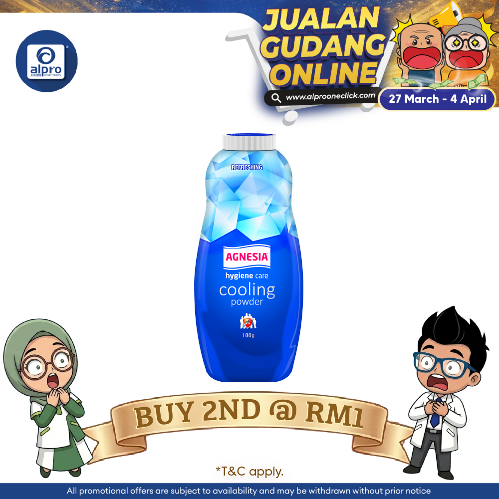 Agnesia Hygine Care Cooling Powder 100G | Refreshing Agnesia