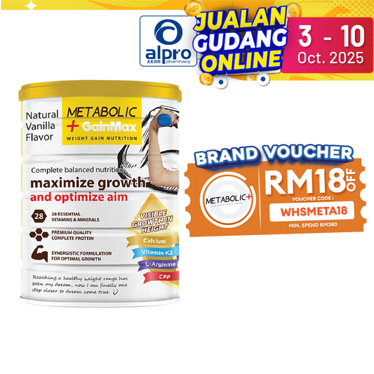 Metabolic + GainMax 850g | Weight Gain Nutrition Metabolic+