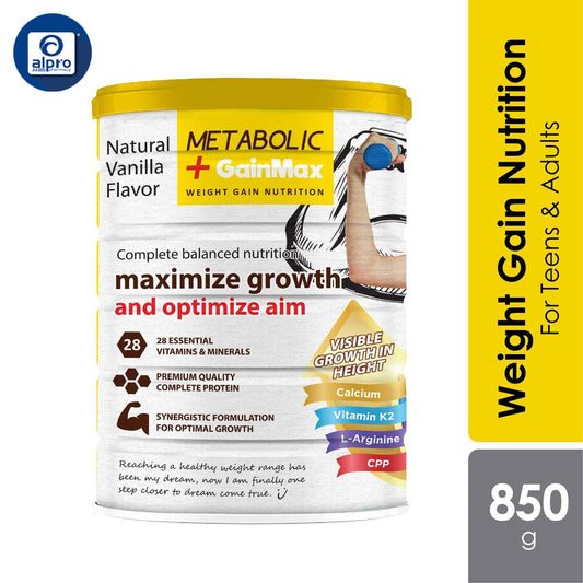 Metabolic + GainMax 850g | Weight Gain Nutrition Alpro Pharmacy
