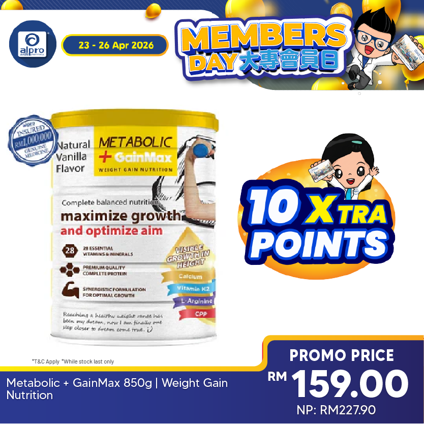 Metabolic + GainMax 850g | Weight Gain Nutrition Metabolic+