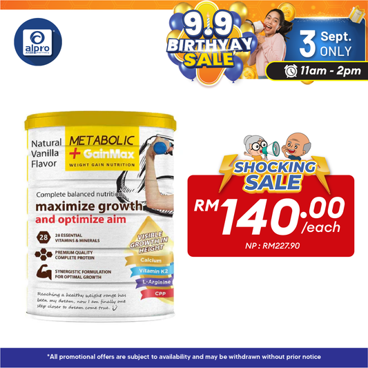 Metabolic + GainMax 850g | Weight Gain Nutrition
