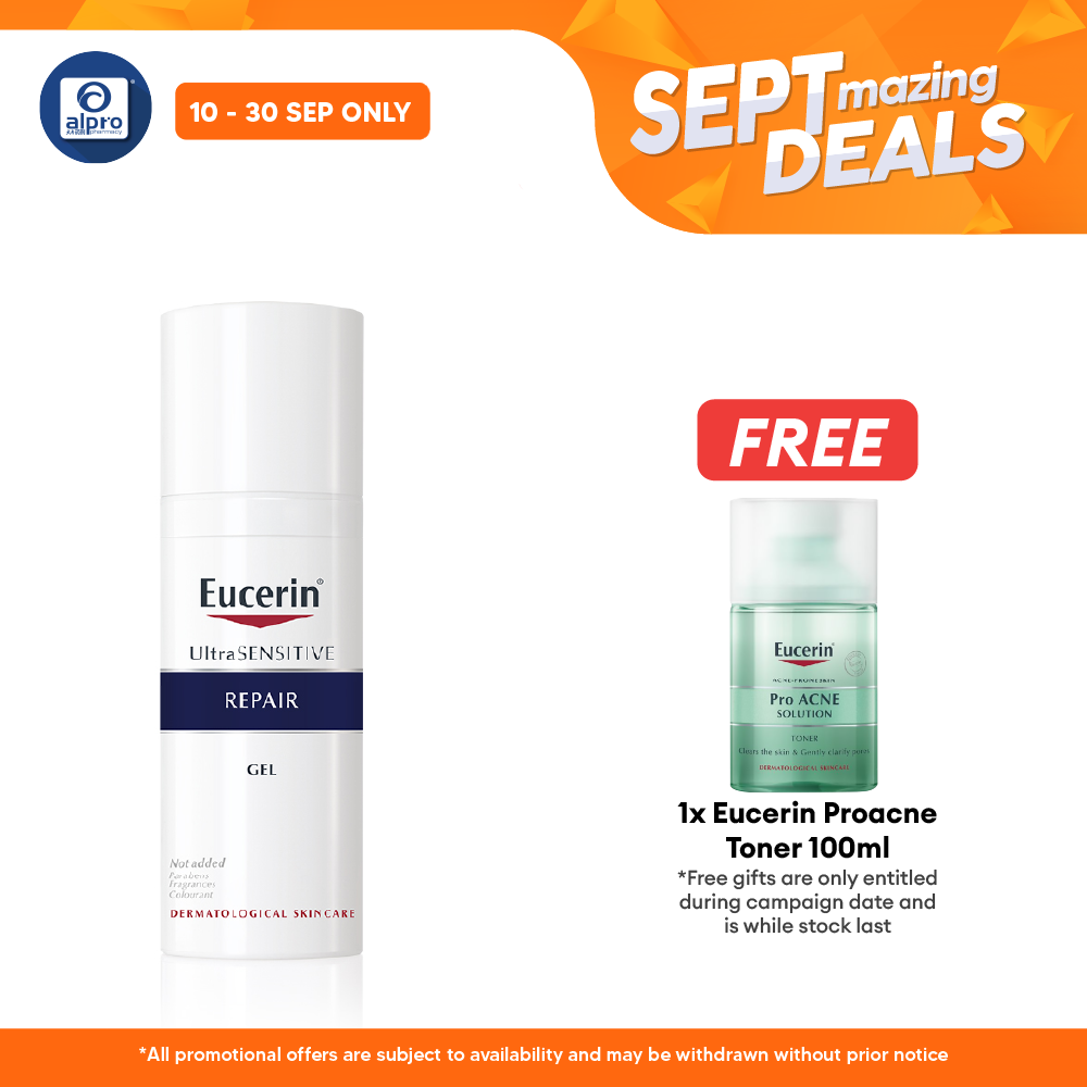 Eucerin Ultra Sensitive Repair Gel 50ml Alpro Pharmacy
