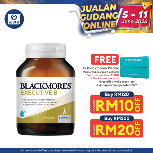 Blackmores Executive B 120s | Stress & Energy Blackmores