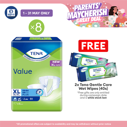 [SAVER PACK] Tena Value Plus (XL) 8s (8s) | Comfortable Fit Tena