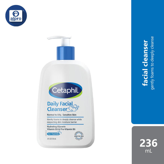 Cetaphil Daily Facial Cleanser 236ml | Effectively Removes Dirt Cetaphil