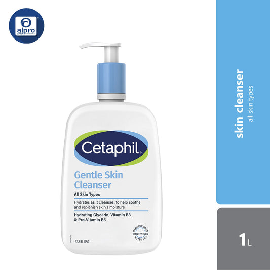 Cetaphil Gentle Skin Cleanser 1L | For Dry and Sensitive Skin Cetaphil