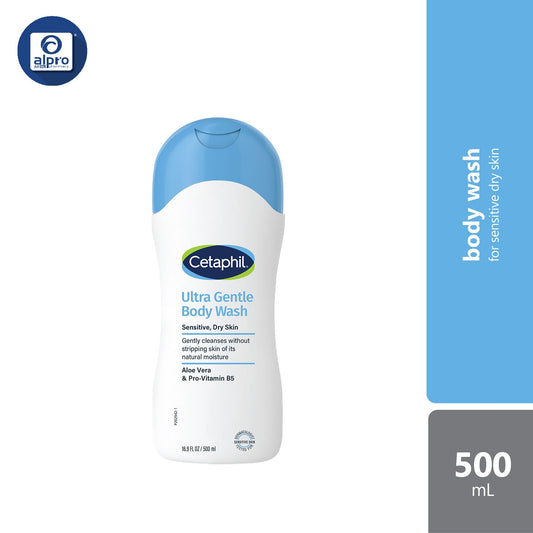 Cetaphil Ultra Body Wash 500ml | Prevents Skin Irritation Cetaphil