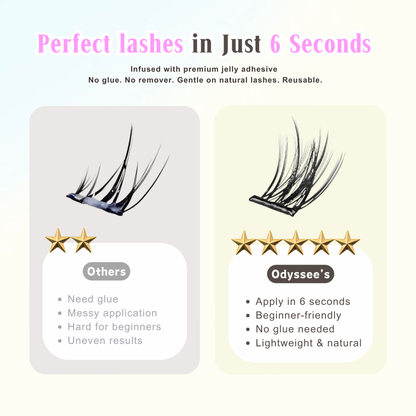 Odyssee Glue Free Lash 6 Pair With 12 Choices Of Patterns Odyssee