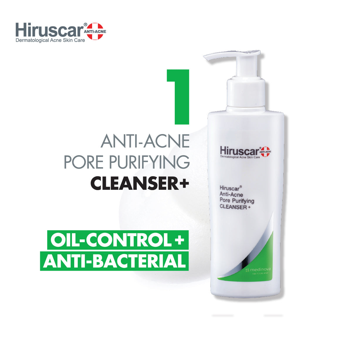 Hiruscar Anti-Acne Advance Spot Gel 10g | Rapid Scar & Acne Treatment in 24 Hours Hiruscar