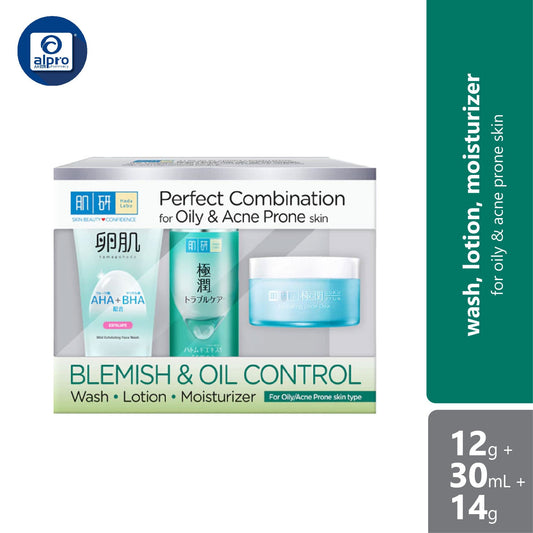 Hada Labo Blemish & Oil Control 123 Trial Set Alpro Pharmacy