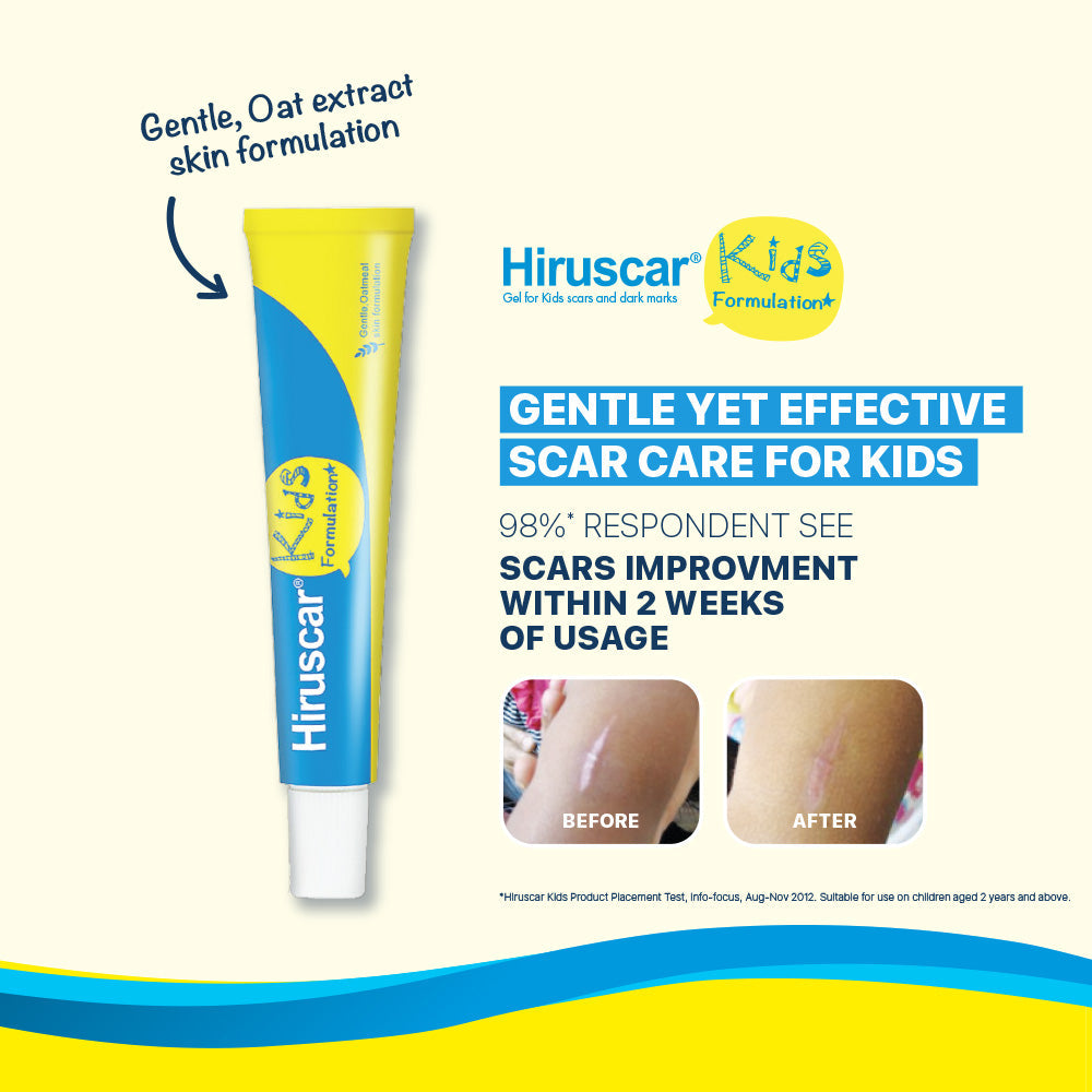 Hiruscar Kids Formulation Skin Gel 10g | Reduce Dark Marks Hiruscar