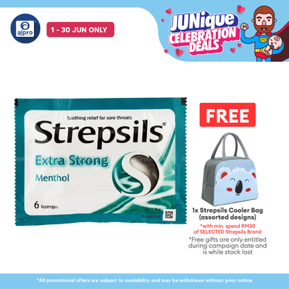 Strepsils Extra Strong 6s | Soothing Effective Relief for Throat Strepsils