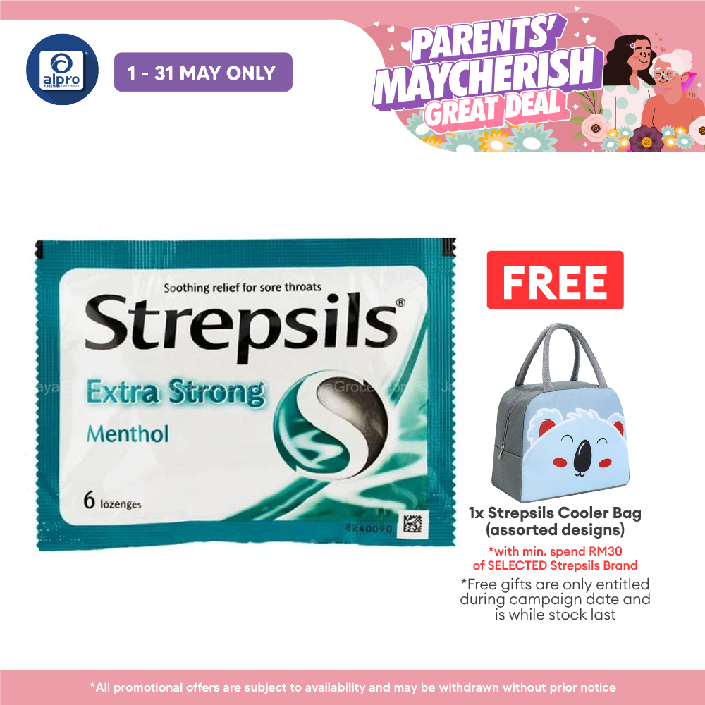 Strepsils Extra Strong 6s | Soothing Effective Relief for Throat Strepsils