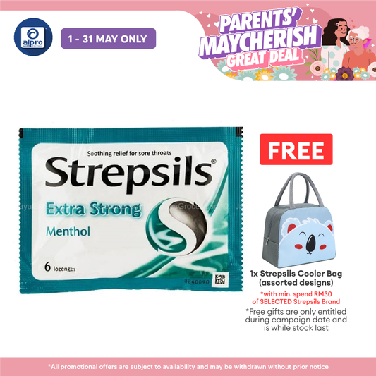 Strepsils Extra Strong 6s | Soothing Effective Relief for Throat Strepsils