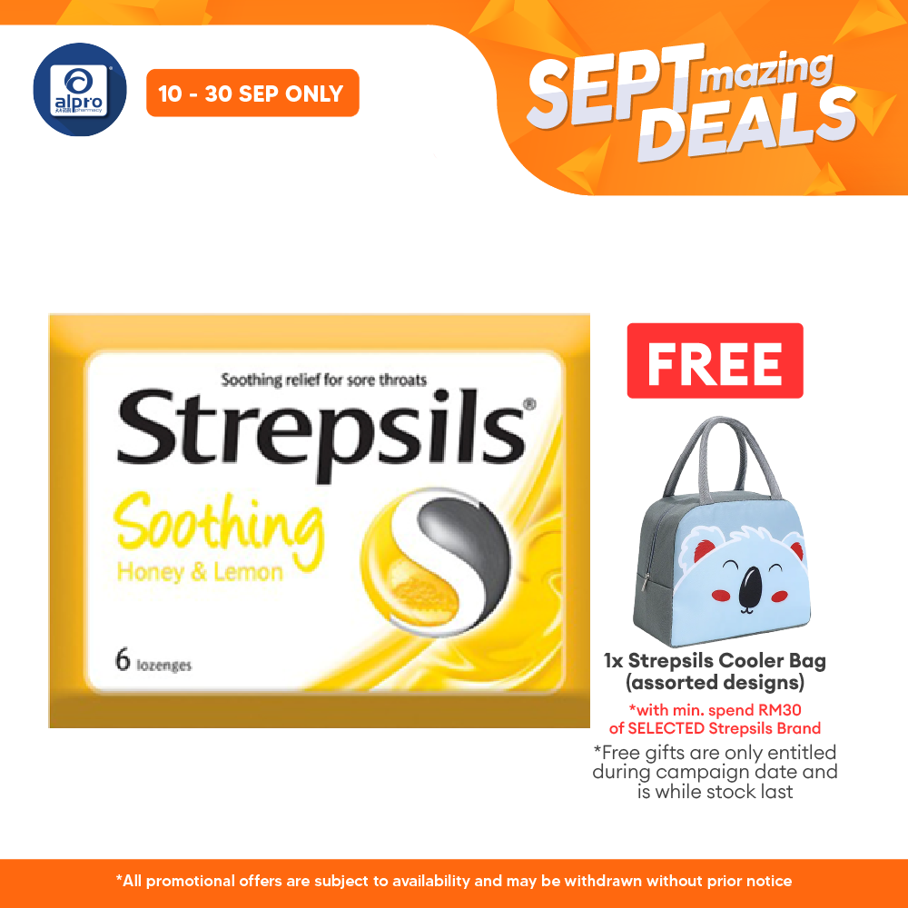 Strepsils Honey Lemon 6s Alpro Pharmacy