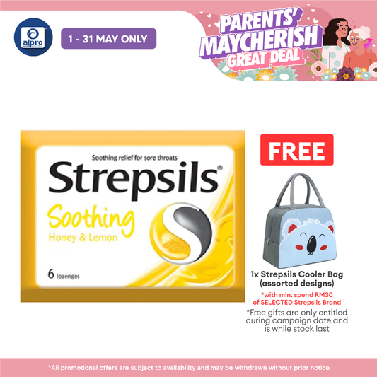 Strepsils Honey Lemon 6s Strepsils