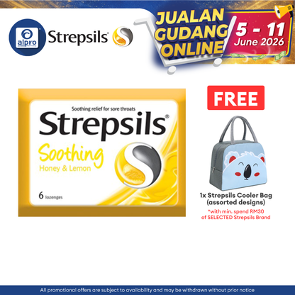 Strepsils Honey Lemon 6s Strepsils