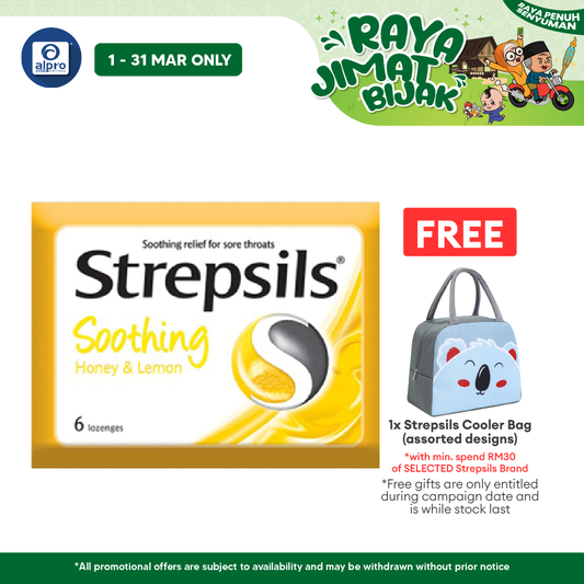 Strepsils Honey Lemon 6s Strepsils