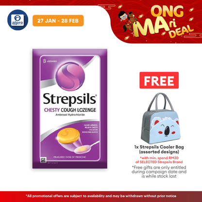 Strepsils Chesty Cough Lozenge  8s | Relieve Chesty Cough Strepsils