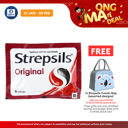 Strepsils Original 6s | Soothing Effective Relief for Throat Strepsils