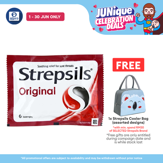 Strepsils Original 6s | Soothing Effective Relief for Throat Strepsils