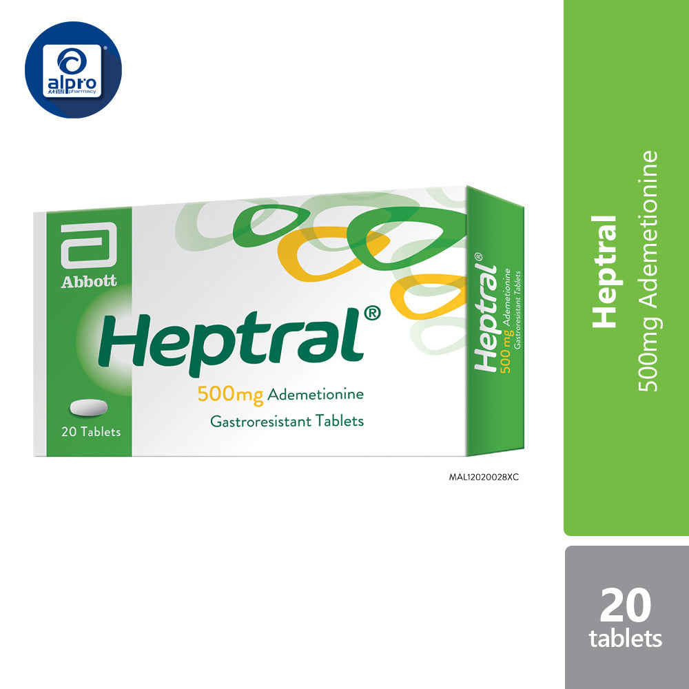 Heptral Tab 500mg 2x10s | Liver Health Abbott OTC, Abbott Surbex