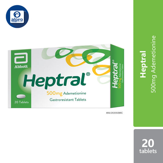 Heptral Tab 500mg 2x10s | Liver Health Abbott OTC, Abbott Surbex